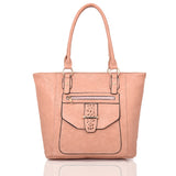 Mildred detail pocket shopper bag pink image 1