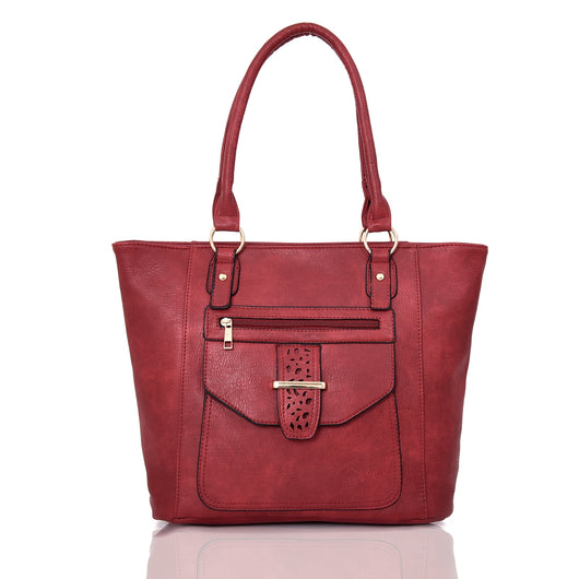 Mildred detail pocket shopper bag Fuchsia image 1