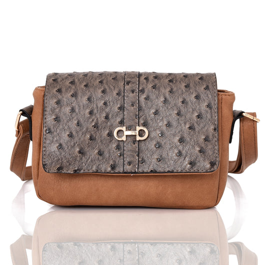 Brielle cross body bag tan image 1