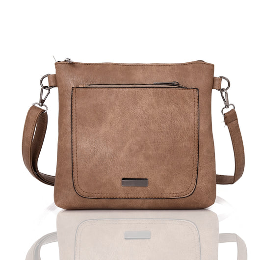 Valentina cross body bag Light Khaki image 1