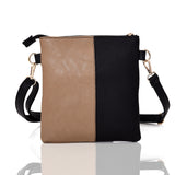 Hailey twin colour cross body bag Black image 1