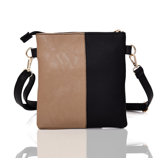 Hailey twin colour cross body bag Black image 1