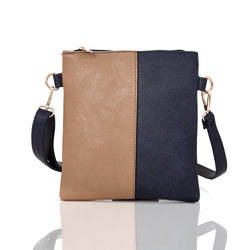 Hailey twin colour cross body bag Blue image 1