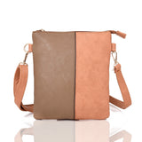 Hailey twin colour cross body bag Beige image 1