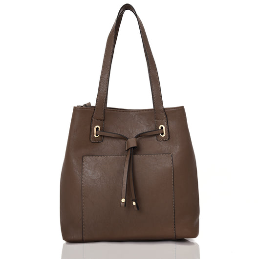 Emery tote bag Khaki image 1