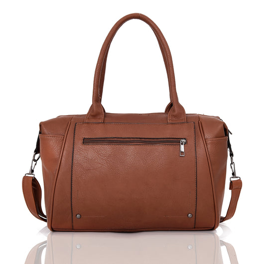 Scarlett Tote Bag Red Brown image 1