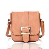 Bennet buckle cross body bag dark tan image 1