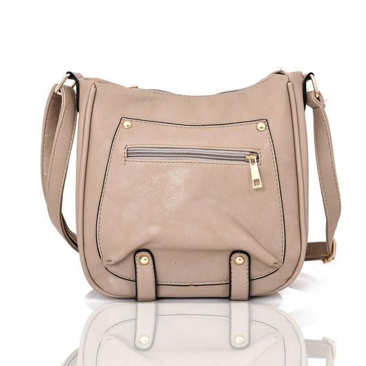 Harrie zip cross body bag grey image 1