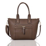 Carroll Tassel Zip Tote bag dark khaki image 1