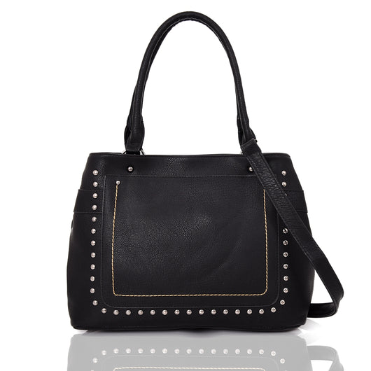 Kaylee Stud Tote Bag Black image 1