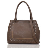 Kaylee Stud Tote Bag Dark Khaki image 1