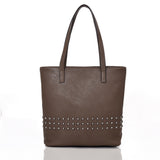 Benni Stud Shopper Bag Khaki image 1