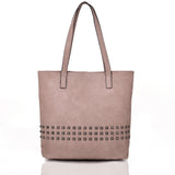 Benni Stud Shopper Bag Nude image 1
