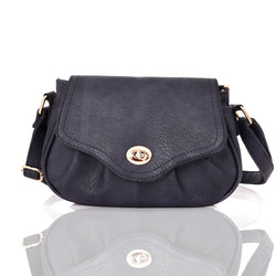Rosie Ruched Cross Body Bag Navy image 1