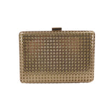 Metal cage box bag - Gold image 1