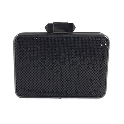 Chainmail rectangular box bag - Black image 1