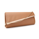 Angular Flap Clutch - Natural image