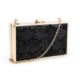 Sequin Box Clutch - Black image