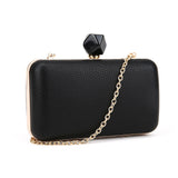 Black Clasp Clutch - Black image
