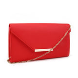 Textured Envelope Clutch - Red image