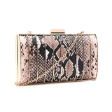Snake Cage Clutch - Brown image