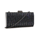 Glitter Cage Clutch - Blue Violet image