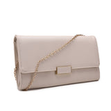 Textured Fold Clutch - Ivory image