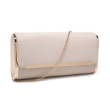 Metal End Clutch - Ivory image