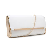 Metal End Clutch - White image
