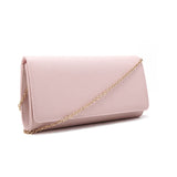 Plain Foldover Clutch - Light Pink image