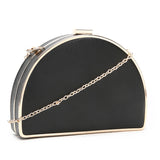 Rounded Evening Bag - Black image