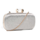 Furry Clutch Bag - Grey image
