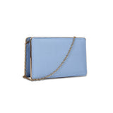 A Shaped Evening Bag - Blue image