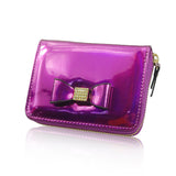 Metallic Coloured Purse Short - Fuchsia image