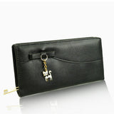Kitty Charm Purse Long - Black image