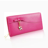 Kitty Charm Purse Long - Fuschia image
