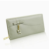 Kitty Charm Purse Long - Light Grey image