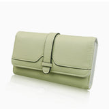 Textured Faux Leather Ladies Wallet - Grey image