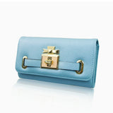 Centre Clasp Purse - Light Blue image