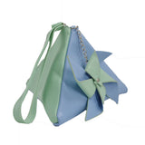 Pyramid Coin Purse - Light Green&Light Blue image
