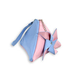 Pyramid Coin Purse - Light Blue&Light Pink image
