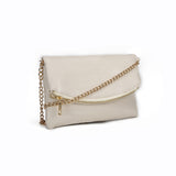 Zip Rounded Evening Bag - Ivory image