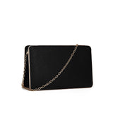 A Shaped Evening Bag - Black image