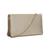 A Shaped Evening Bag - Gold image