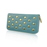 Heart Studded Wallet - Blue image