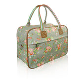 Vintage Flowers Overnight Bag - Grey image