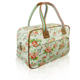 Vintage Flowers Overnight Bag - White image