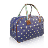Polka Dot Overnight Bag - Dark Purple image