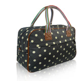 Polka Dot Overnight Bag - Black image