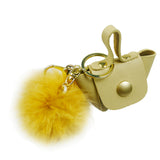 Pom Pom Coin Purse - Apricot image